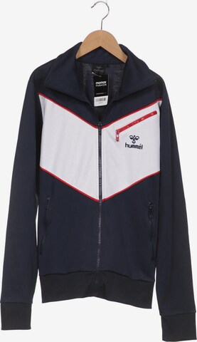 Hummel Sweatshirt & Zip-Up Hoodie in L in Blue: front