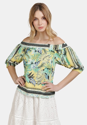 IZIA Blouse in Yellow: front