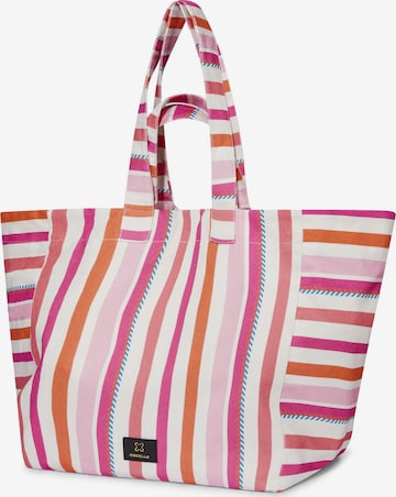 Sac de plage CODELLO en rose : devant