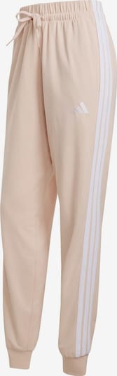 S dydžio Sportinės kelnės 'Essentials' iš ADIDAS SPORTSWEAR, spalva – pastelinė rožinė / balta, Prekių apžvalga