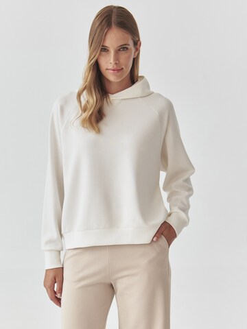 TATUUM Sweatshirt 'VIOLETTA' in White: front