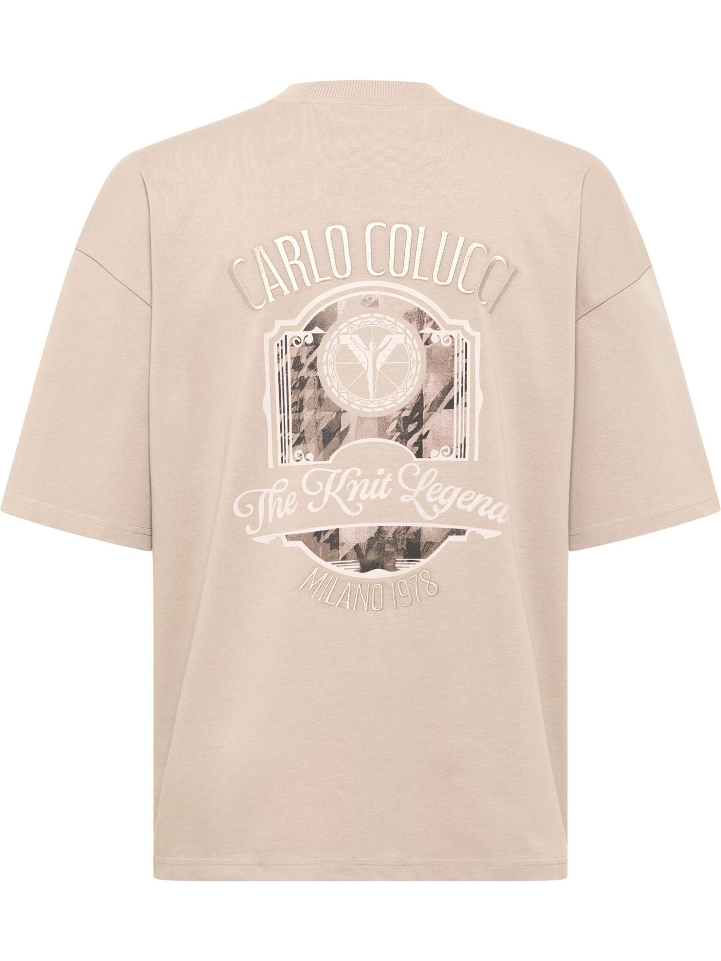 Carlo Colucci Shirt 'Felici' in Beige: front