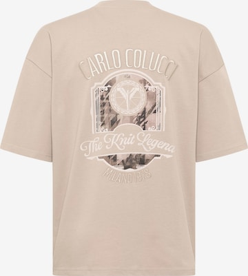 Carlo Colucci Shirt 'Felici' in Beige: front