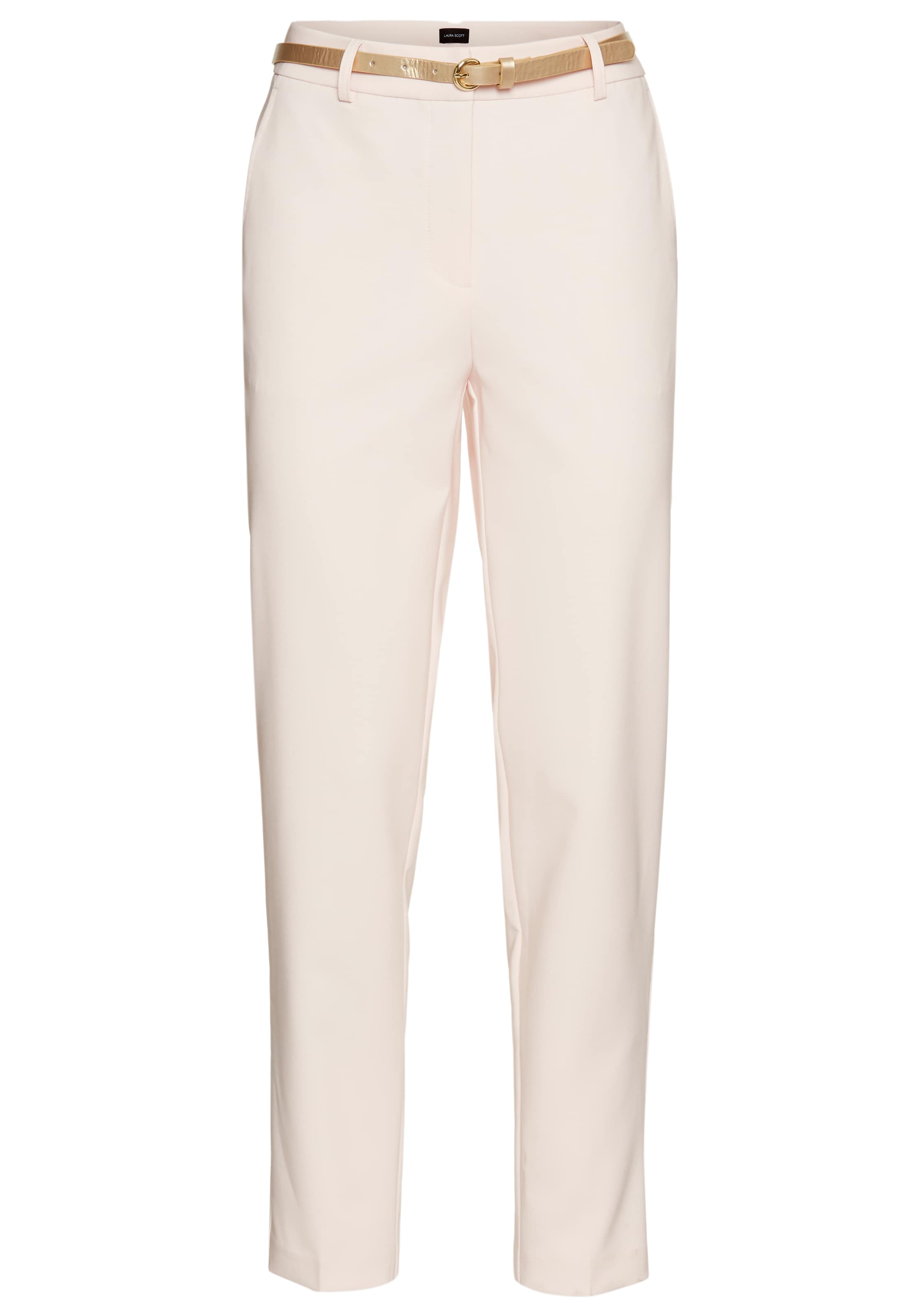 LAURA SCOTT Regular Chinohose in Pink: Vorderseite