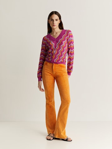 Bootcut Jeans di Scalpers in arancione: frontale