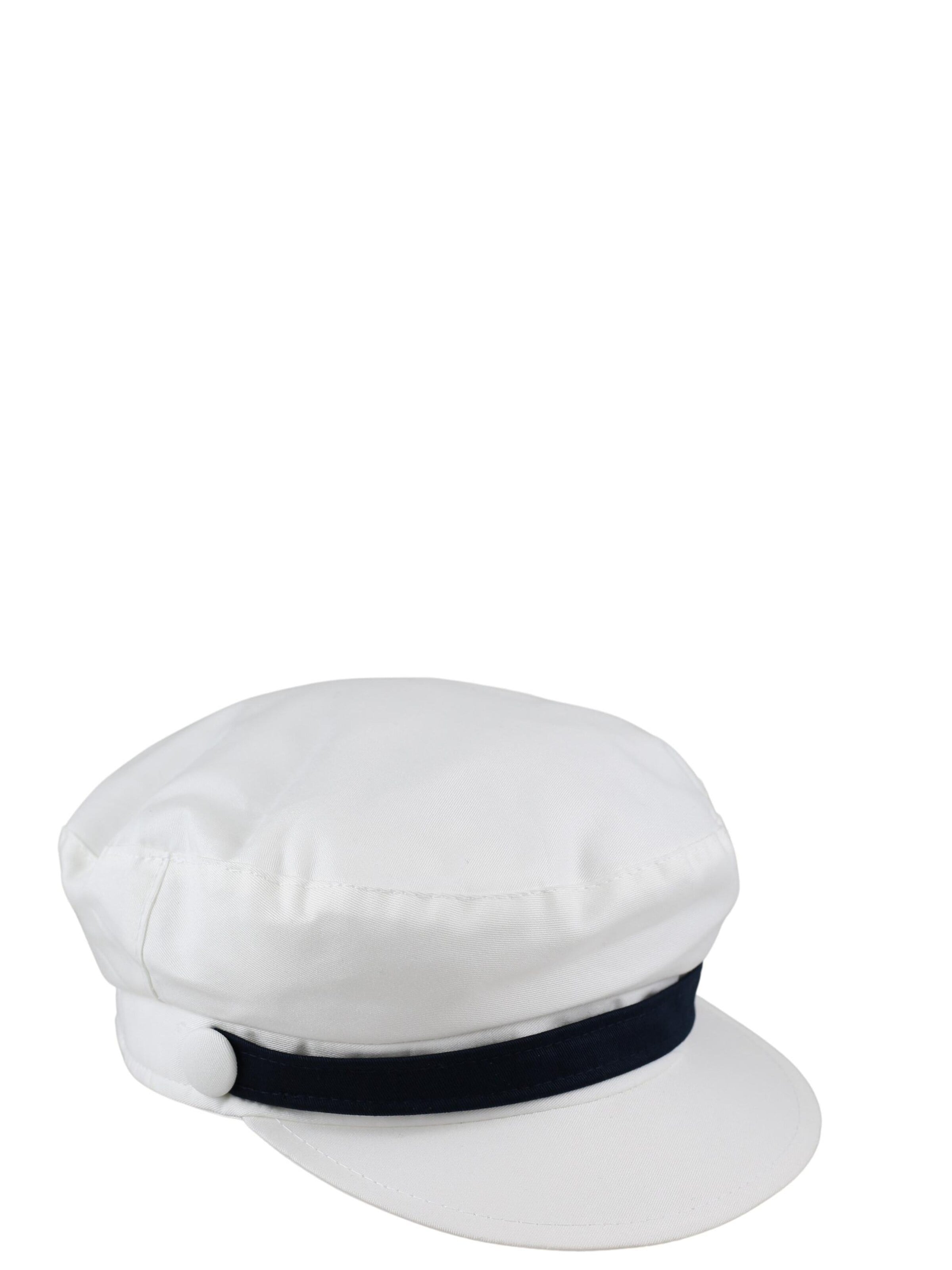 COLLEZIONE ALESSANDRO Hat 'Captain' in White: front
