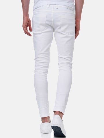 Tazzio - Skinny Vaquero '19534' en blanco