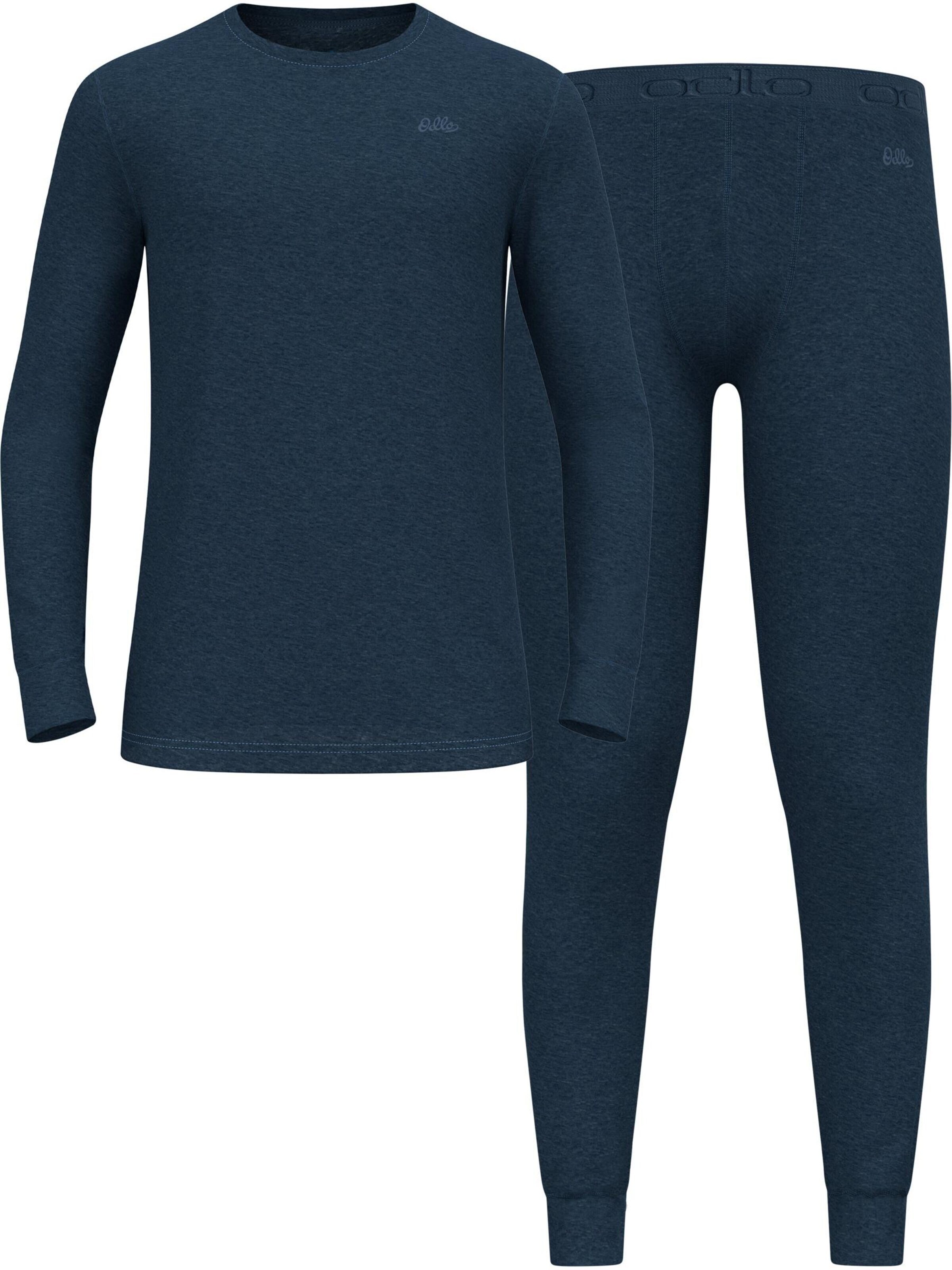 ODLO Basislaag 'MERINO 200' in Blauw: voorkant