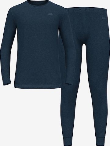 Base layer 'MERINO 200' di ODLO in blu: frontale