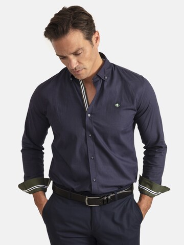 Regular fit Camicia 'Waterford' di Sir Raymond Tailor in blu