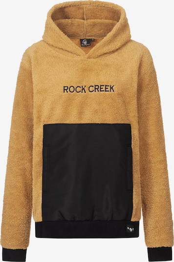 Rock Creek Sweatshirt in camel / schwarz, Produktansicht
