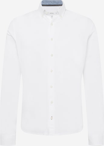 BRAX جينز مضبوط قميص لأوساط العمل 'Daniel' بلون أبيض: الأمام