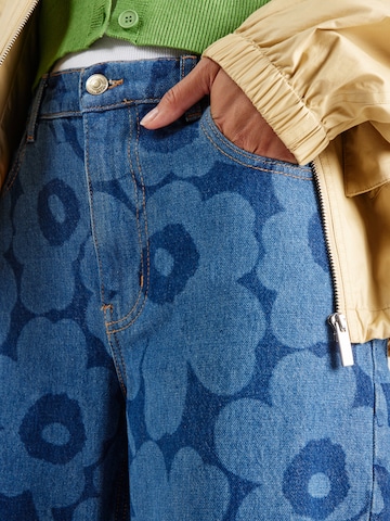 Baggy Jean Marimekko en bleu