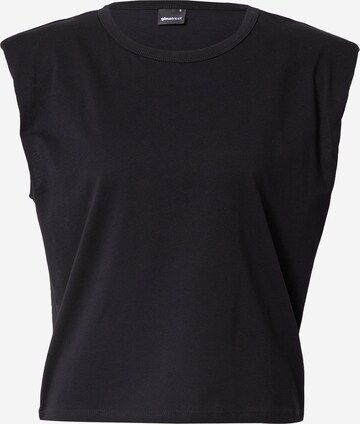 Top 'Fran' di Gina Tricot in nero: frontale