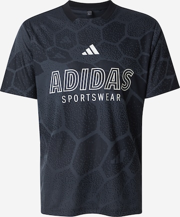 ADIDAS SPORTSWEAR Functioneel shirt 'Tiro' in Zwart: voorkant