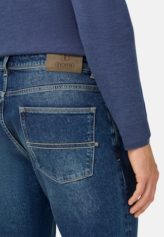 Coupe slim Jean 'B SUSTAINABLE' Boggi Milano en bleu