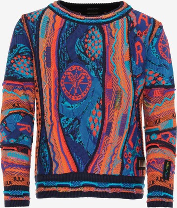 Carlo Colucci Sweater ' Coceano ' in Mixed colors: front