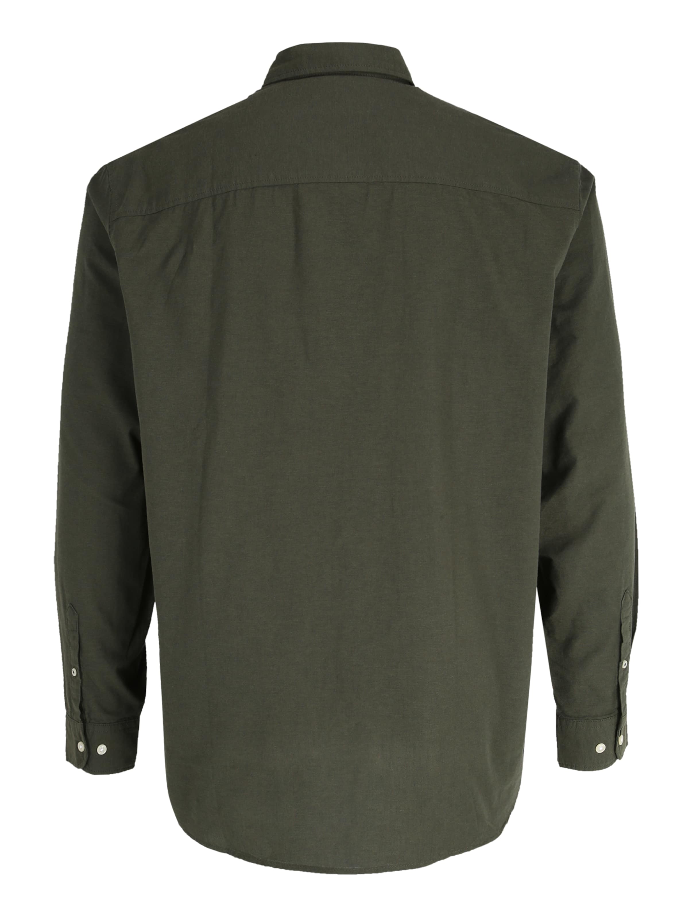 Jack & Jones Plus Úzky strih Košeľa 'Oxford' - Zelená