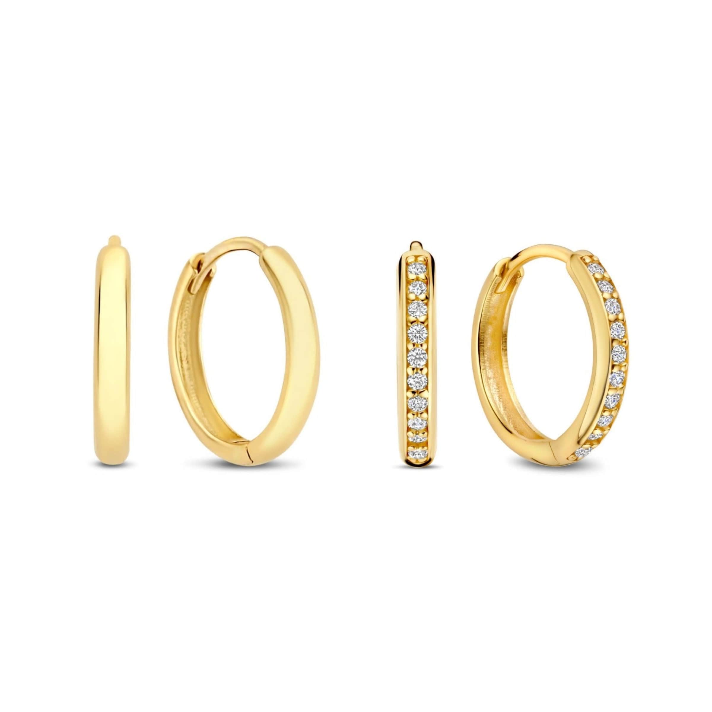 Isabel Bernard Sieraden set in Goud: voorkant