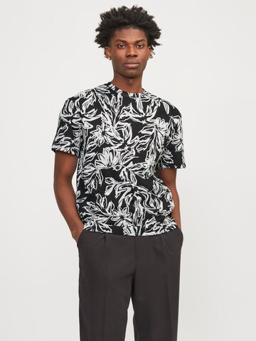 JACK & JONES Shirt 'Lafayette' in Zwart: voorkant