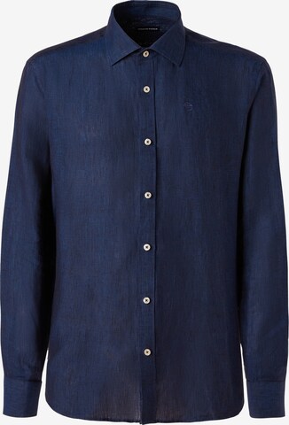 North Sails Button Up Shirt in Blue: front