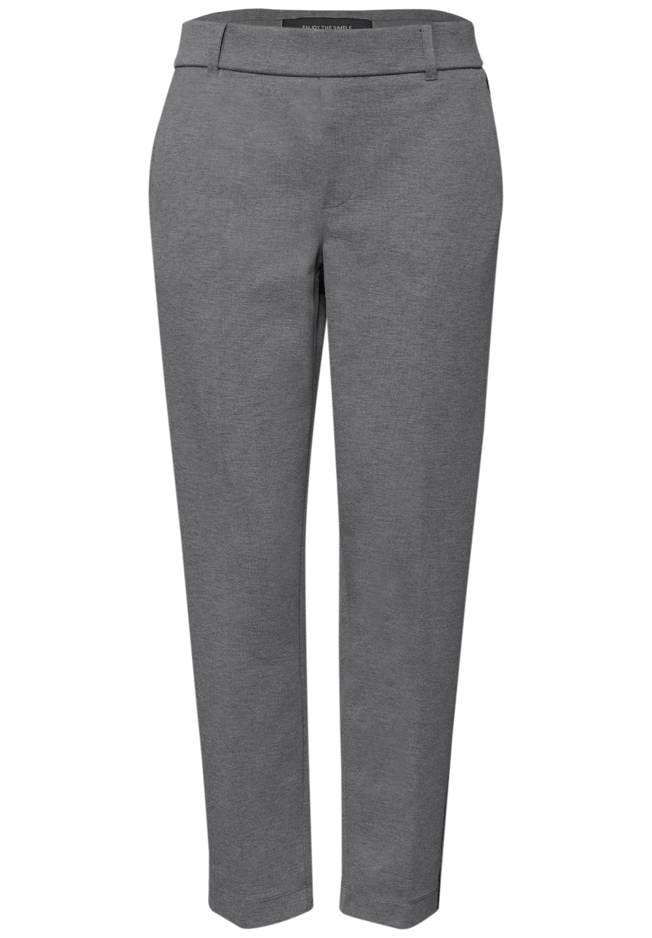 STREET ONE Regular Chino Pants in Grey: front