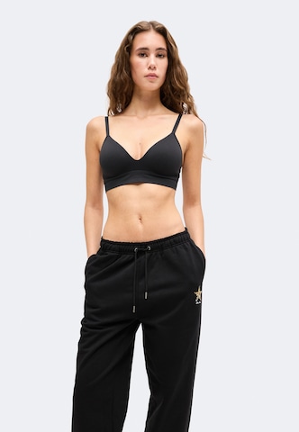 Tapered Pantaloni di GUESS JEANS in nero