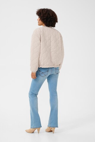 Cream Between-season jacket 'Myra Quilt' in Beige