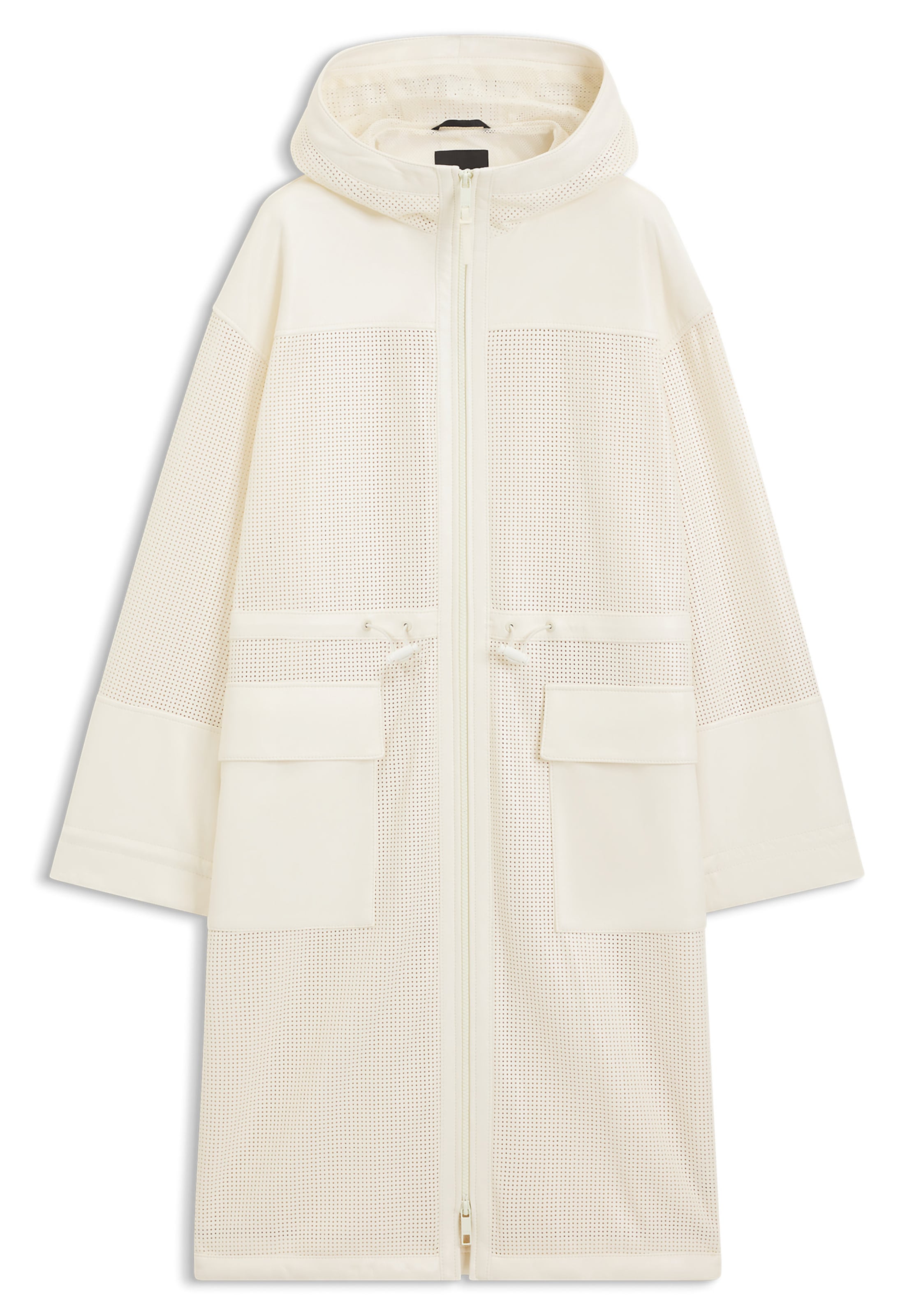 BOSS Übergangsparka 'Planina' in Weiß: Vorderseite