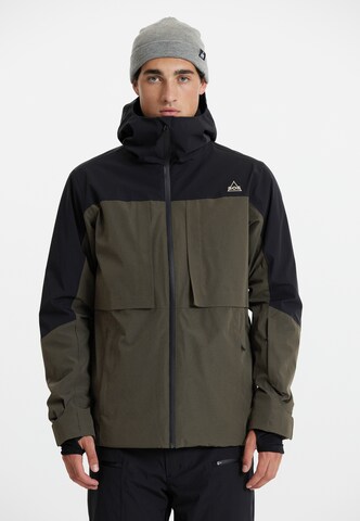 SOS Athletic Jacket 'Seceda' in Green: front