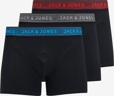 JACK & JONES Bokseršorti, krāsa - zils / pelēks / sarkans / melns, Preces skats