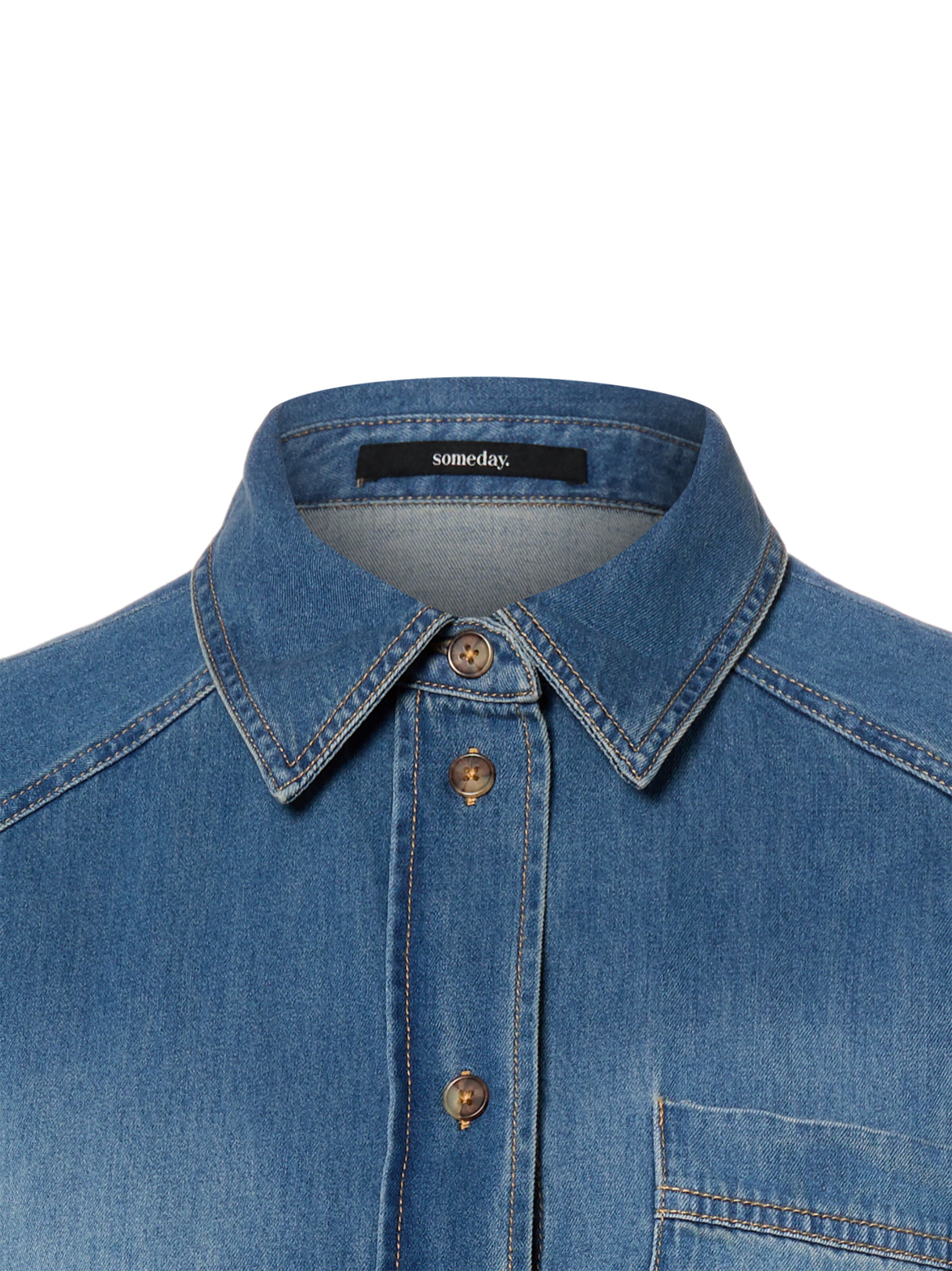 Someday Blouse 'Zebru' in Blue