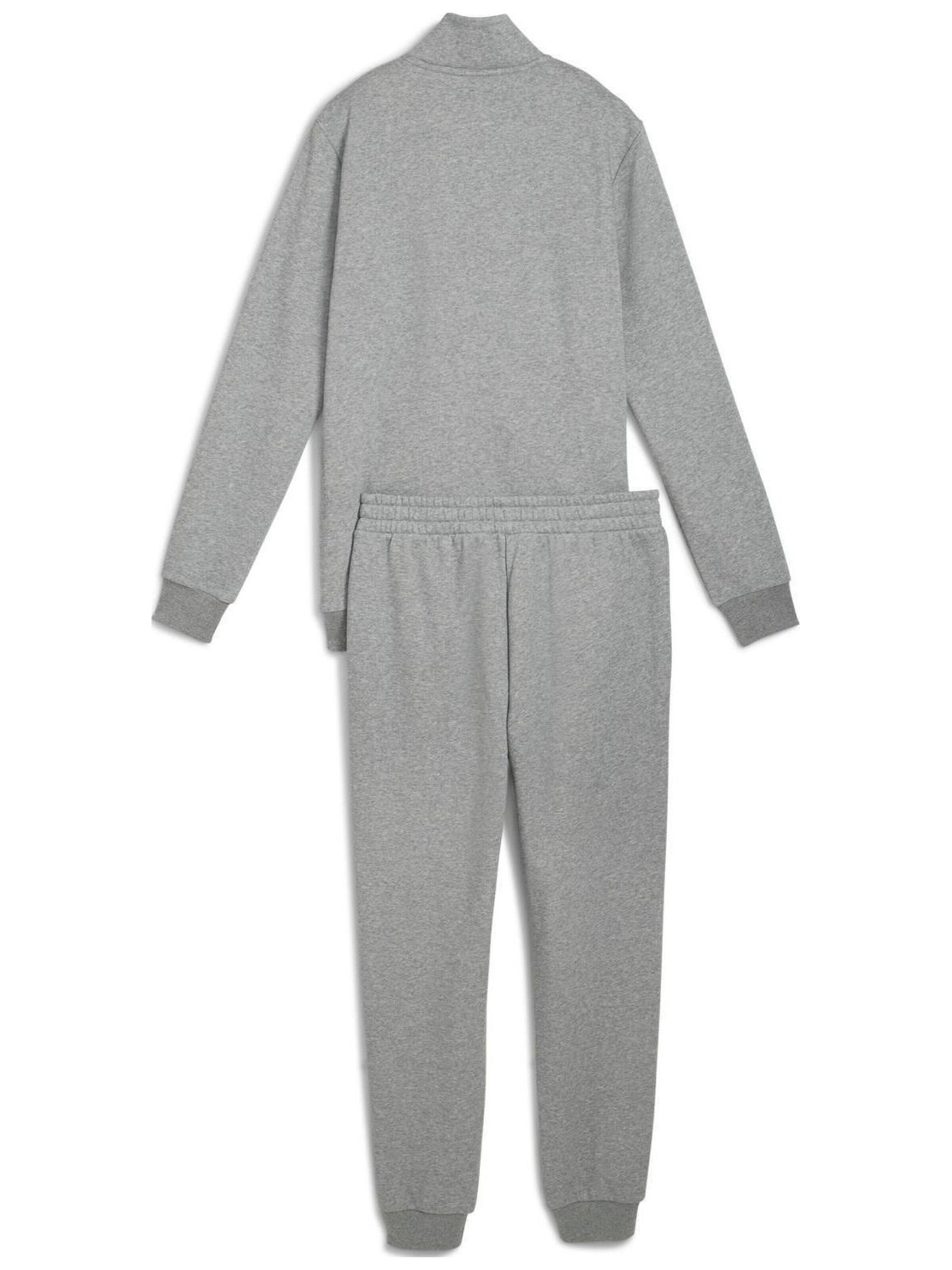 PUMA - Sudadera con cremallera 'Puma Ess Sweat Suit Fl' en gris