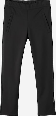 NAME IT Regular Athletic Pants 'Alfa' in Black: front