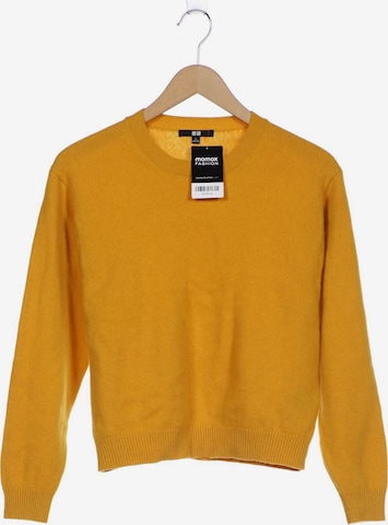UNIQLO Sweater & Cardigan in S in Yellow: front
