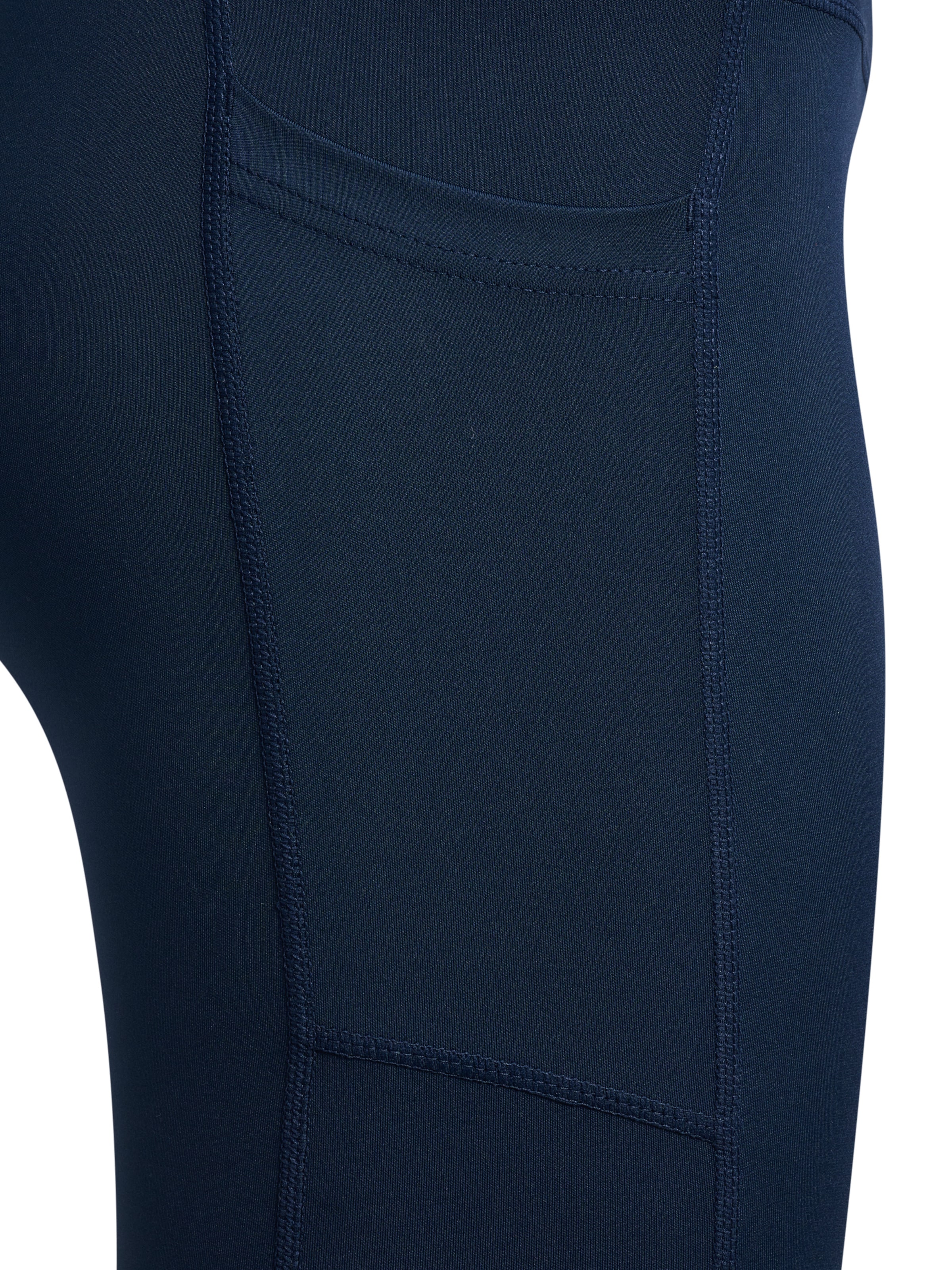Hummel Skinny Sportbroek in Blauw