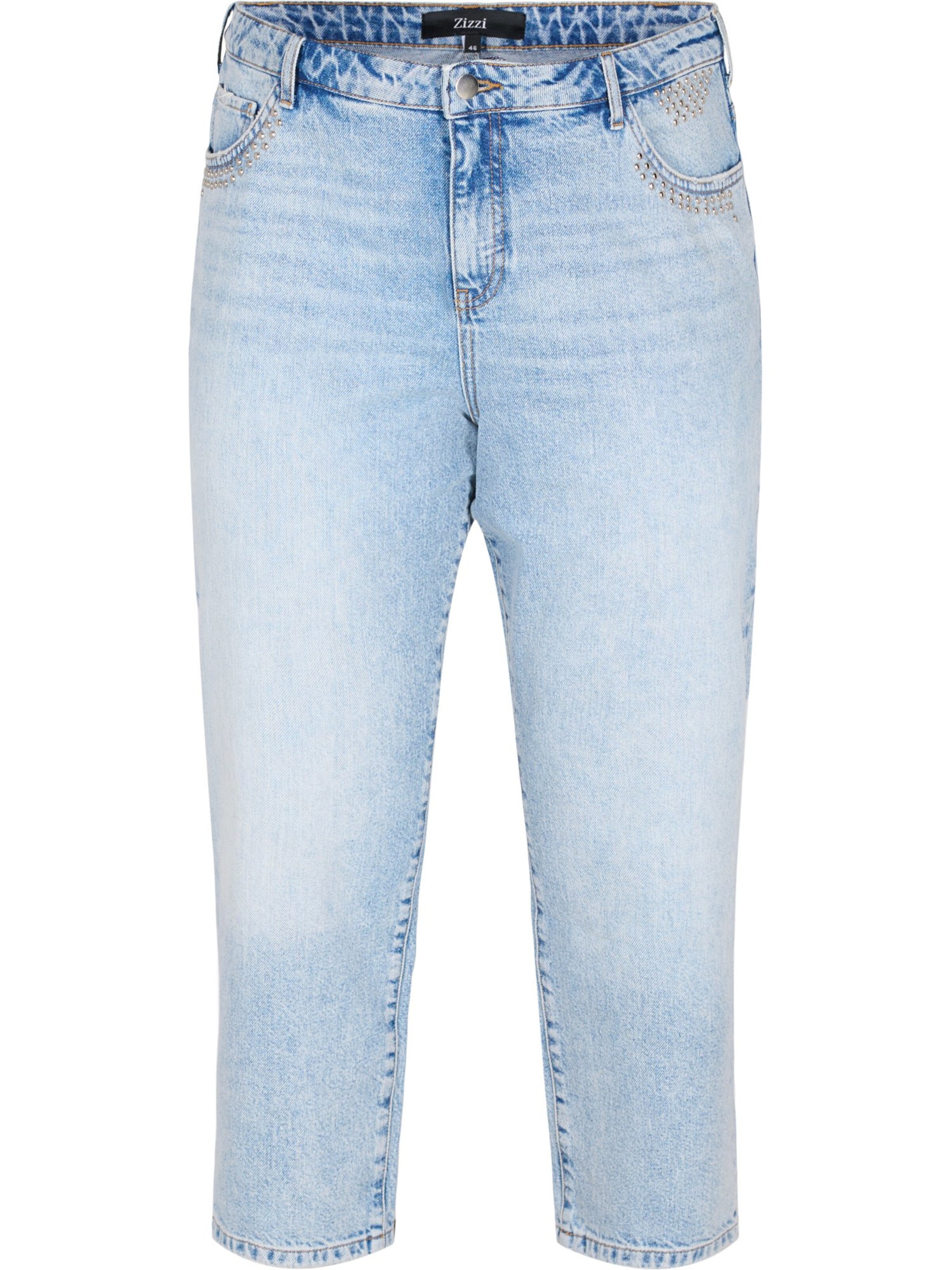 regular Jeans di Zizzi in blu: frontale