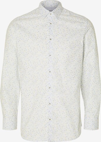 Chemise 'Soho' SELECTED HOMME en blanc : devant