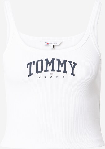 Top di Tommy Jeans in bianco: frontale
