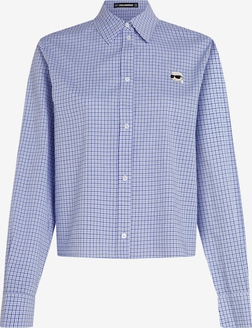 Karl LagerfeldBluza 'Ikon' - plava boja: prednji dio