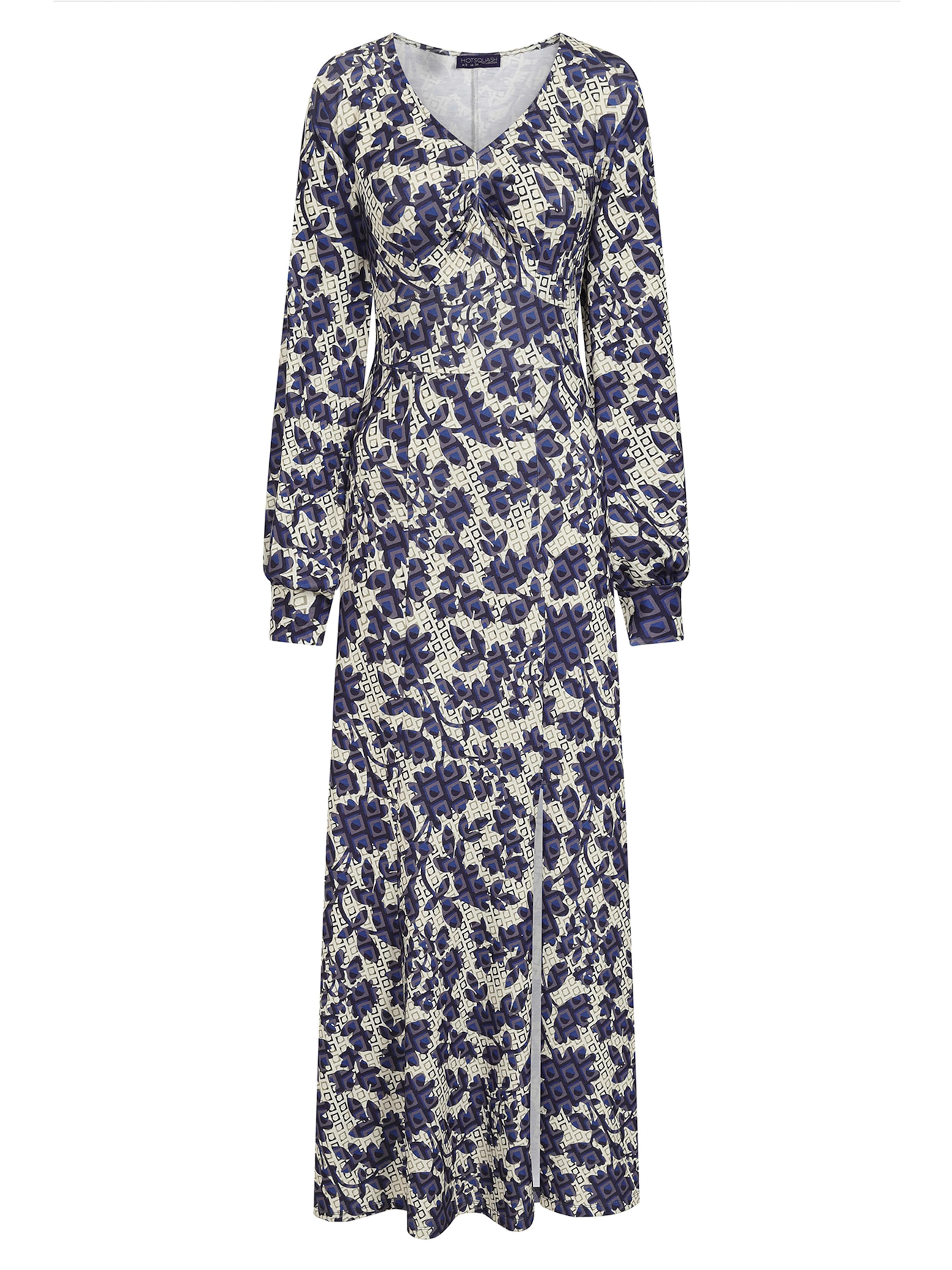 Rochie 'Gemma' de la HotSquash pe albastru: față