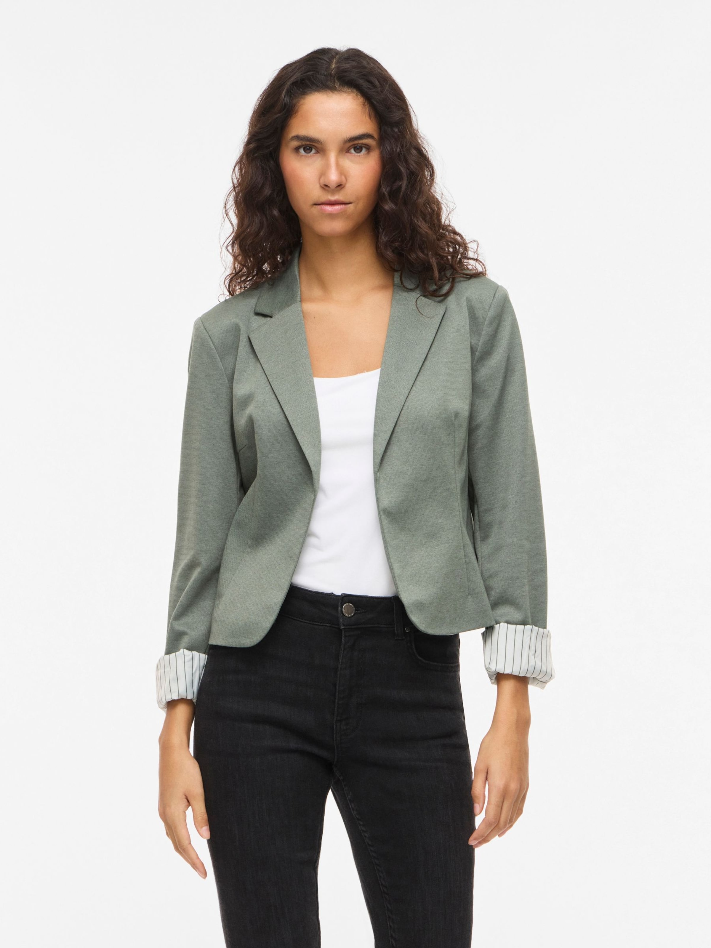 VILA Blazer 'VISAGA' in Green: front