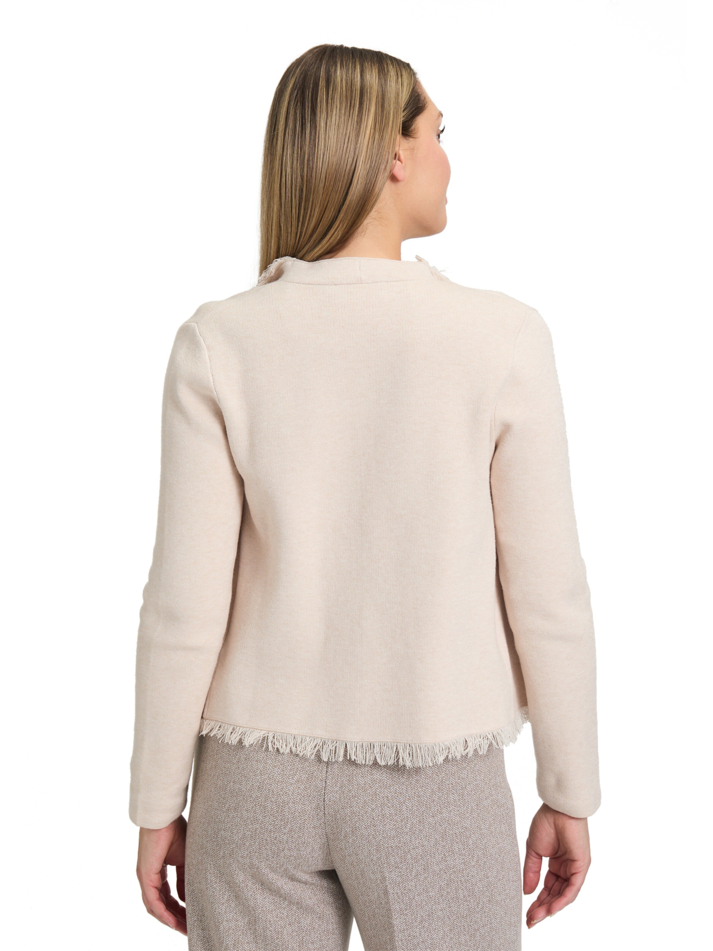 Cartoon Knit cardigan in Beige