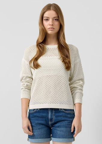 QS Sweater in Beige: front