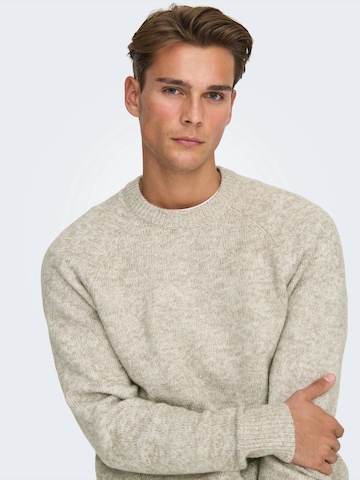 Pullover 'ONSBERNO' di Only & Sons in beige