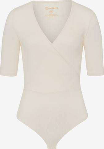 Shirtbody 'Zoey' Les Lunes en blanc : devant