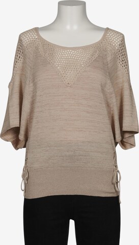 Cream Sweater & Cardigan in M in Beige: front