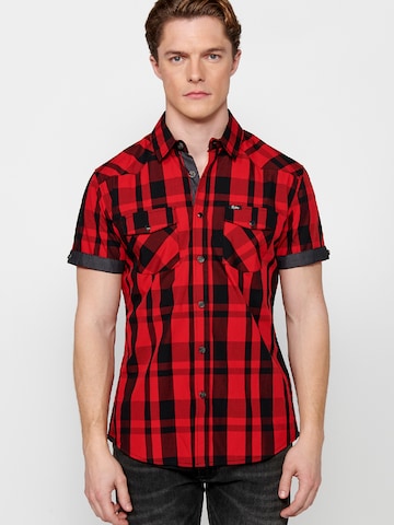 raudona KOROSHI Priglundantis modelis Marškiniai: priekis