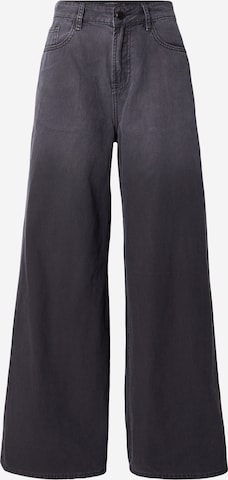 Elias RumelisWide Leg/ Široke nogavice Traperice 'KALEA' - crna boja: prednji dio