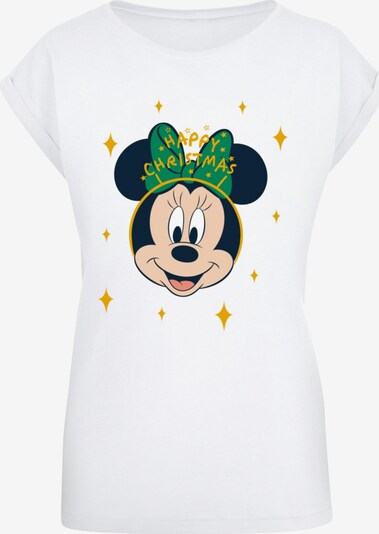 Maglietta 'Minnie Mouse - Happy Christmas' ABSOLUTE CULT di colore nudo / navy / verde / bianco, Visualizzazione prodotti